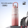 Double-swing lid insulated bottle